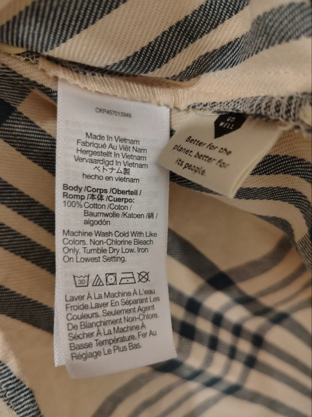 Madewell Oversized Ex-Boyfriend Swing Shirt in Windowpane - Picture 3 of 7